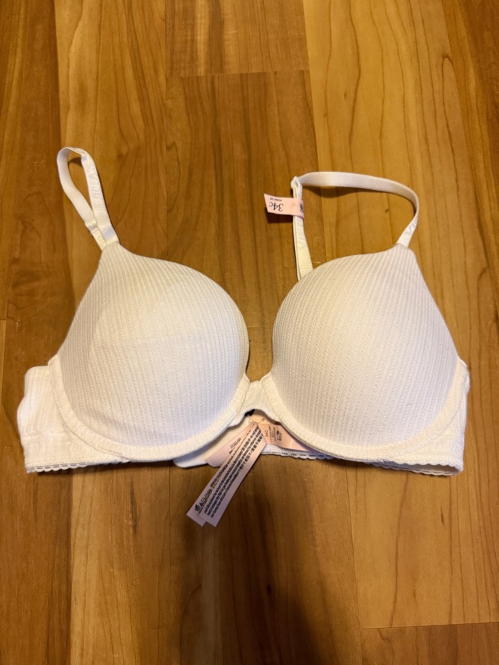 Victoria's Secret White Lightly Padded T-Shirt Bra